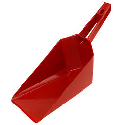 Садовник Совок для сыпучих продуктов пластмассовый 1л, 12х20х11см, красный, ГОСТ Р 50962-96 (Россия)