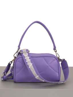 LACCOMA сумка Лаура-Ф826-фиолетовый эко кожа хлопок