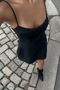 STRAPPY SHORT DRESS - Zara фото 4