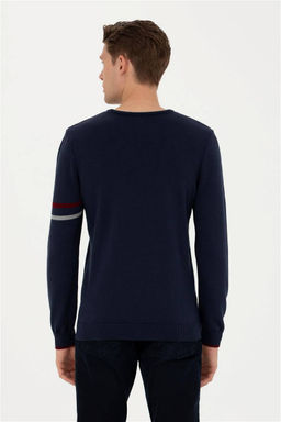 Мужской темно-синий свитер - U.s. polo assn фото 5