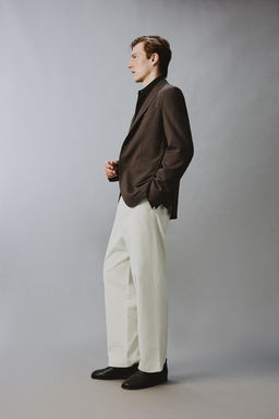 BLAZER REGULAR FIT 100% LANA / Marr?n - Zara фото 2