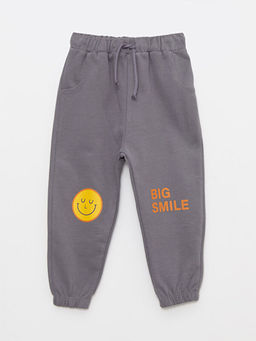 Bisiklet Yaka Uzun Kollu Bask?l? Erkek Bebek Sweatshirt ve Jogger Pantolon 2li Tak?m - Waikiki фото 3