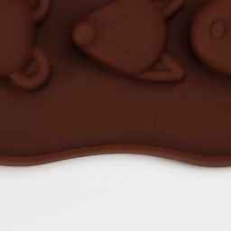 Форма для конфет и шоколада Доляна Мордашки, силикон, 21?10.5 см, 15 ячеек (2.5?2.3 см), коричневая  фото 7