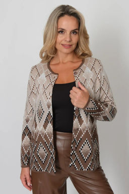 ЗЛАТА Жакет М 2900/коричневый