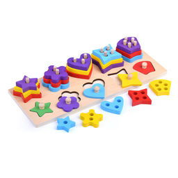 Логика Цвета и формы в коробке - Щепочка фото 2