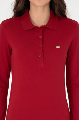 Свитшот женский U.S. Polo Assn красный  фото 13