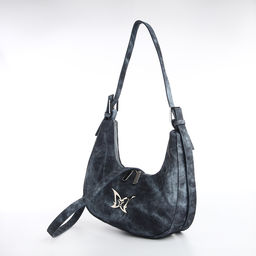 Сумка женская, багет, на молнии, цвет синий - Simaland фото 6