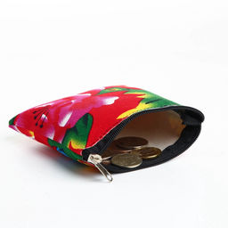 Кошелёк-монетница на молнии 11?1?8 см, с принтом, МИКС