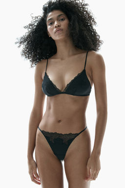 Pack de 2 bragas Thong de microfibra