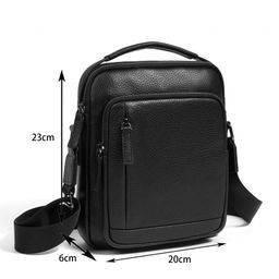 Сумка мужская, кожа, MIRONPAN 33231 Черный