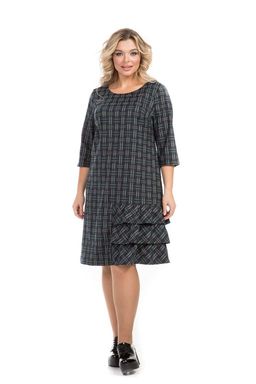 Платье 1039 синяя клетка