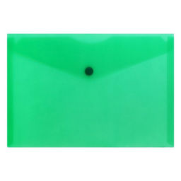 Цена за 2 шт. Набор папок-конвертов на кнопке А5 150мкм Calligrata прозрачные, микс 5шт