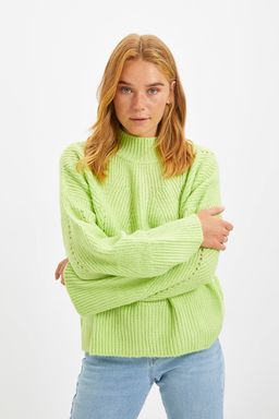 Indigo Yumusak Dokulu Basic Triko Kazak TWOAW22KZ0474 - Trendyolmilla фото 18