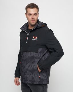 Куртка-анорак спортивная мужская цвета хаки 88629Kh - Wonderrman фото 7