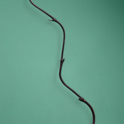 Интерьерный декор из бамбука, 200 см, тёмный