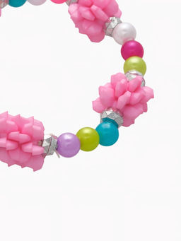 Цена за 4 шт. Браслет детский Выбражулька «Пионы», d=6 см МИКС