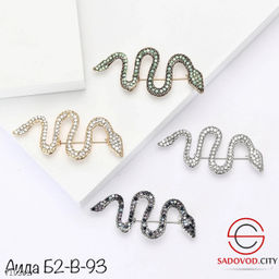 Брошь Змея с камнями - Bruno фото 17