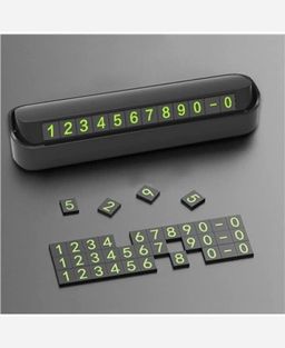 Парковочная автовизитка, светящиеся в темноте цифры 9046503