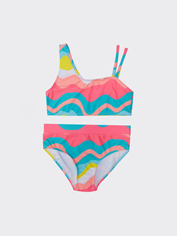 Bask?l? K?z ?ocuk Bikini