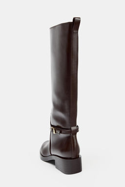 HEELED RIDING BOOTS - Zara фото 6