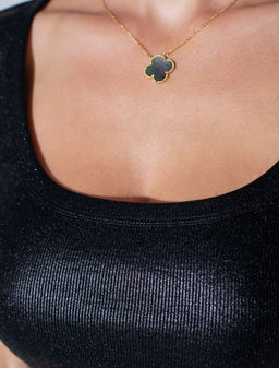 Футболка облегающая из хлопка в рубчик с U вырезом и матовым покрытием металлик - Vilatte фото 2