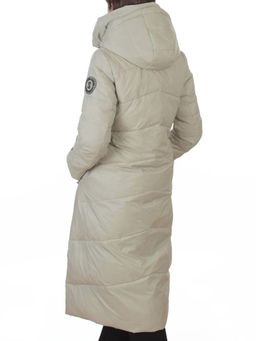 3067 OLIVE Пальто пуховое женское (утиный пух) - Fashion фото 6