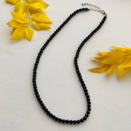 Бусы из Агата черного 38 см +