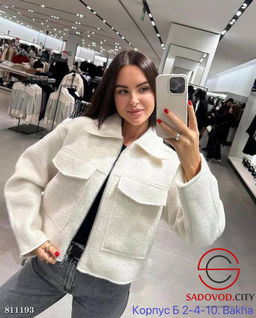 Укороченная куртка с накладными карманами - Bruno фото 2