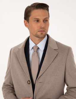 Bej Ex. Slim Fit Ka_e Kaban - Pierre cardin фото 2