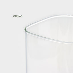 Банка для сыпучих BellaTenero «Эко. Квадратная», 1.5 л, 10×21 см, с бамбуковой крышкой, стекло, прозрачная