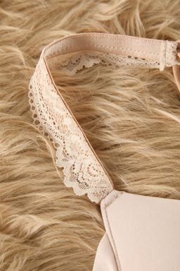 TRENDYOLMILLA Ten Micro Dantel Detayl? Balensiz Kapl? Ucgen Orme Sutyen THMSS25SU00008 фото 7