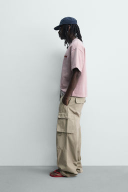 SUDADERA RELAXED FIT PUKAS SURF X ZARA / Rosa pastel  фото 4