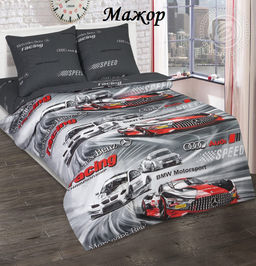 Комплект постельного белья Мажор, 1,5-сп Поплин