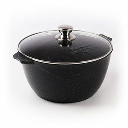 Кастрюля 8л АП Гранит black арт.48802