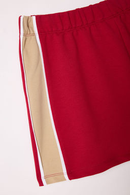 TRENDYOLMILLA Gri Melanj Renk Bloklu Mini Sort & Bermuda TWOSS25SR00063  фото 6