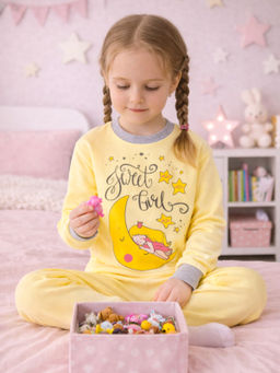 Пижама детская светложелтая