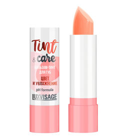 LuxVisage Бальзам-тинт для губ Tint & care pH formula тон 02 цвет и увлажнение 3,9г