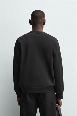 HEAVY WEIGHT CREW NECK SWEATSHIRT - Zara фото 3