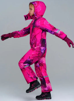 32321019 Комбинезон текстильный с полиуретановым покрытием для девочек - Playtoday фото 2