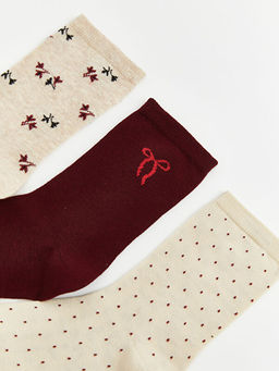 Desenli Kad?n Soket ?orap 5li