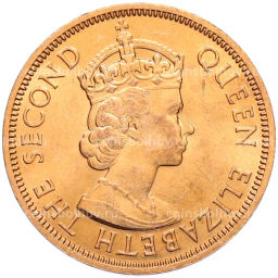 Монета 1 цент 1965 года Британские Восточные Карибы