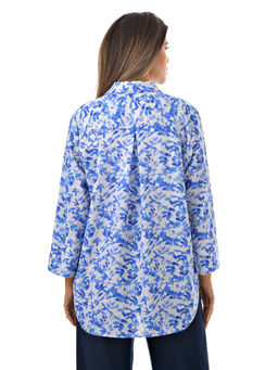 Дышащая легкая Рубашка 20% лен 80%вискоза - А+б коллекция фото 6