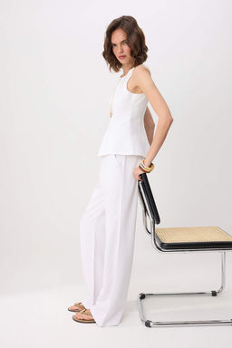 Bej More Sustainable %100 Tencel Beli Lastikli Yuksek Bel Jeans TWOSS24JE00203 - Trendyolmilla фото 44