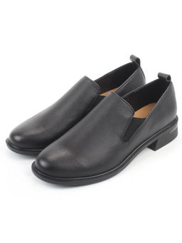 03-M47-20 BLACK Лоферы женские (натуральная кожа)