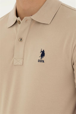 Мужская базовая футболка светло-хаки - U.s. polo assn фото 7