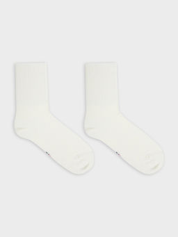 Цена за 5 пар! Носки женские в молочном цвете