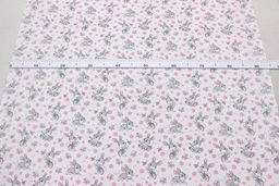 Фланель "Игривые зайчата", ш.0.95м, хлопок-100%, 170гр/м.кв