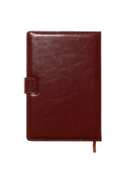 Ежедневник недатированный А5, 112 листов, в линейку, с ручкой, подарочная коробка, коричневый - Simaland фото 19