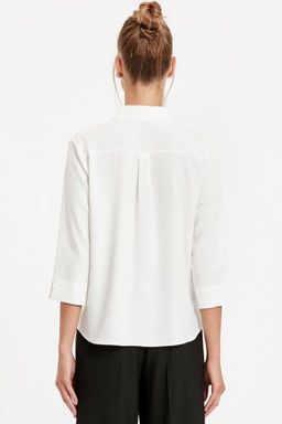 Белая блузка женская 8WJ394Z8