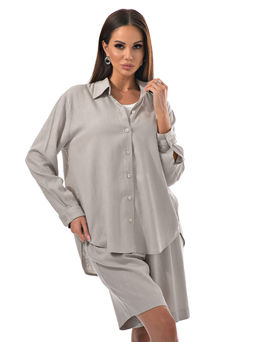 рубашка  80% вискоза, 20% лен